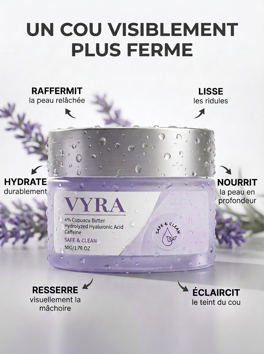 Crème raffermissante cou et décolleté
