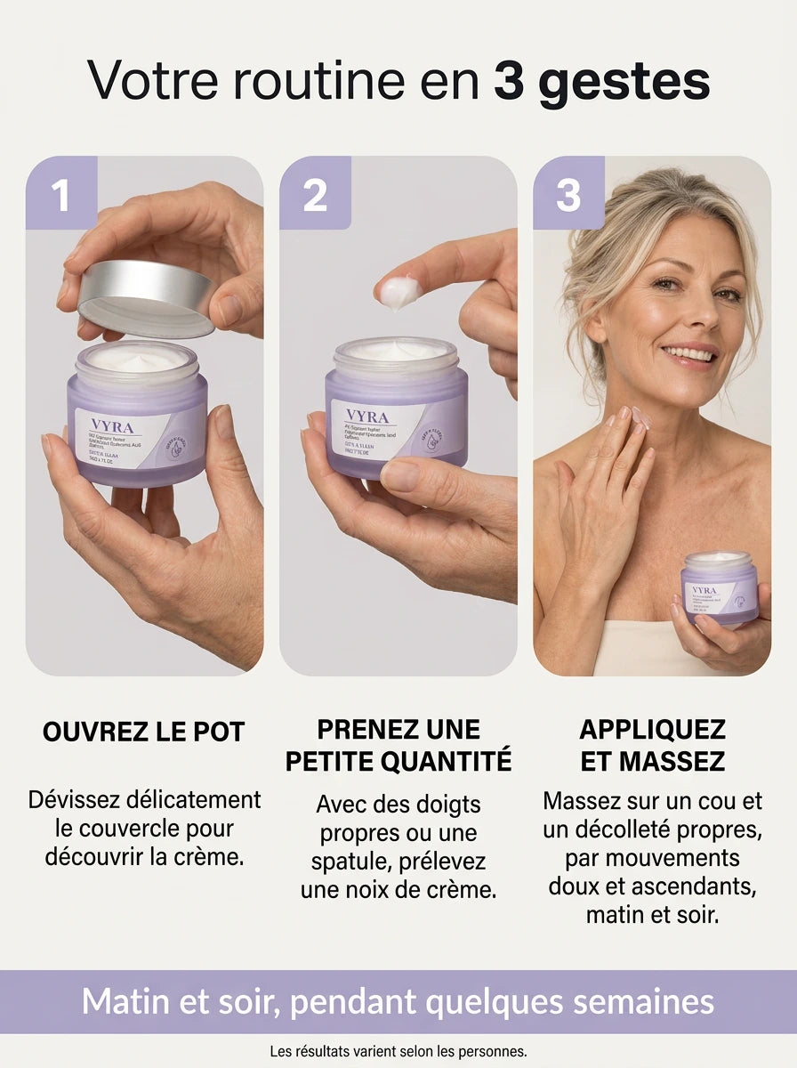 Crème raffermissante cou et décolleté